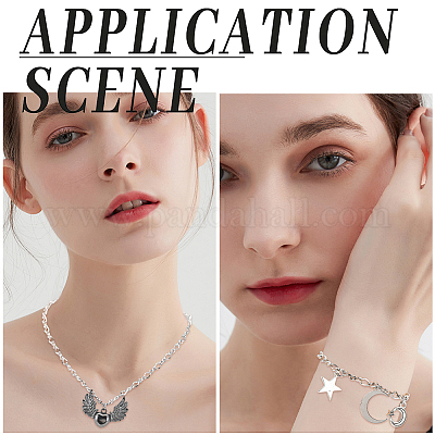 Набор для самостоятельного изготовления ожерелья из цепочки и браслета DIY-SC0022-12-1