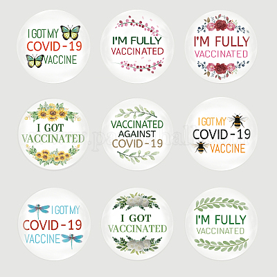 Брошь из белой жести JEWB-WH0013-005-1