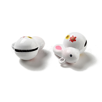 Латунные подвески в виде осенних колокольчиков KK-D081-04-1