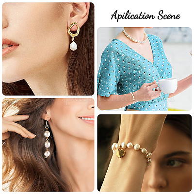 1 нить бусин из натурального культивированного пресноводного жемчуга PEAR-CA0001-15B-1