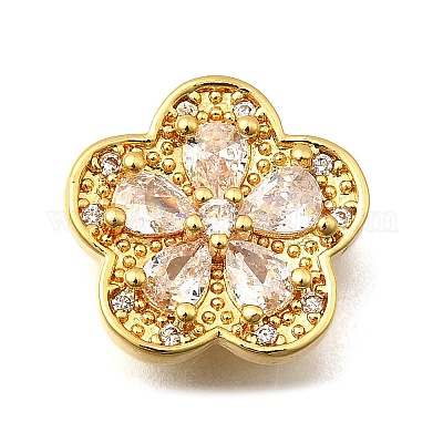 Многожильные звенья из латуни с паве из кубического циркония KK-F913-06G-01-1