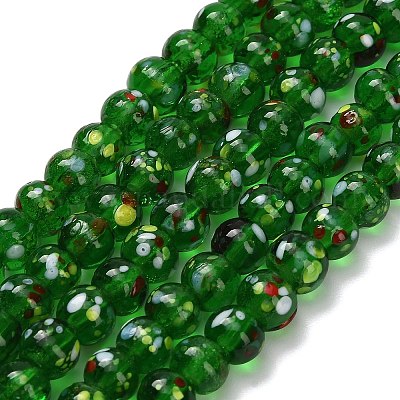 Бусы лэмпворк ручной работы&nbsp;LAMP-H071-01A-02-1