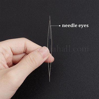 Shop Unicraftale Stainless Steel Collapsible Big Eye Beading Needles for  Jewelry Making - PandaHall Selected