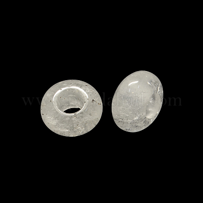 Натуральный кварц кристалл европейский большой отверстие бисер G-Q442-22-1