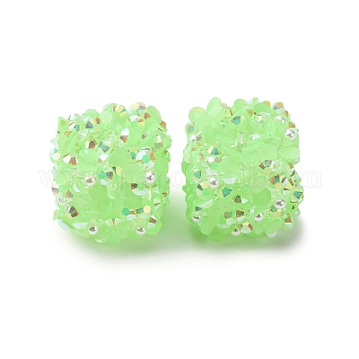 Бусины со стразами из смолы OACR-U009-01A-1