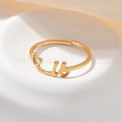 Кольца-манжеты из нержавеющей стали 304 для женщин RJEW-D285-01G-U-1