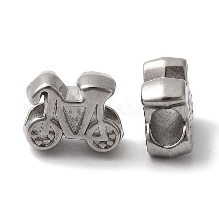 Европейские бусины из нержавеющей стали 304 STAS-I305-198P-1