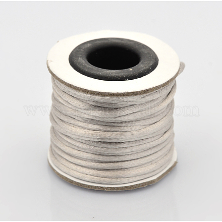 Cordons fil de nylon tressé rond de fabrication de noeuds chinois de macrame rattail NWIR-O001-A-04-1