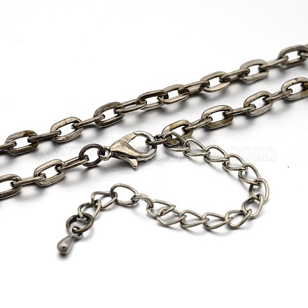 Fabricación de collar de cadenas de cable de hierro MAK-J009-10B-1