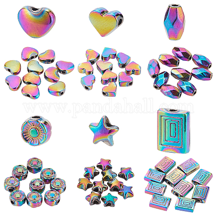 60 шт. 6-х стильная стойка с покрытием радужного цвета FIND-BC0002-74-1