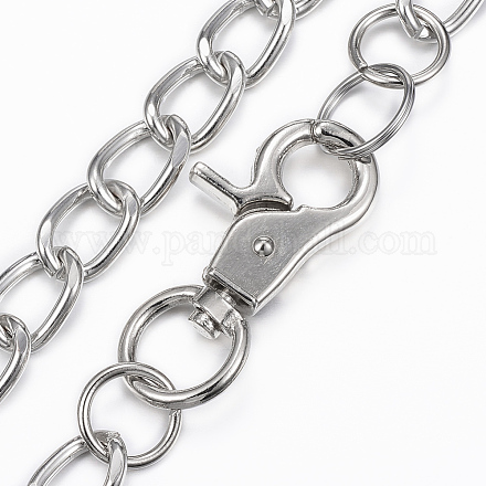 Iron Curb Chain Belts AJEW-H011-20-1