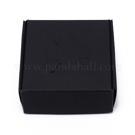 Подарочная коробка из крафт-бумаги CON-WH0085-03-1