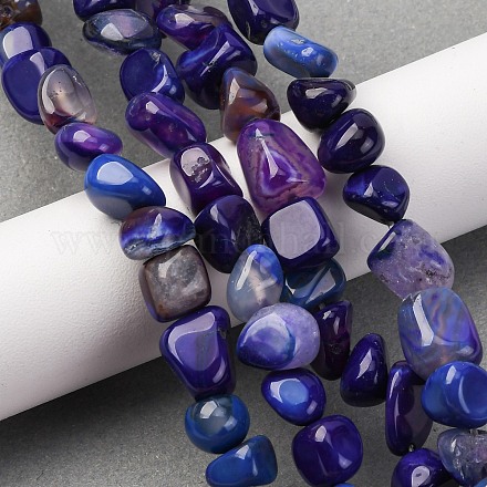 Природный агат бисер нитей G-RM241227-01-1