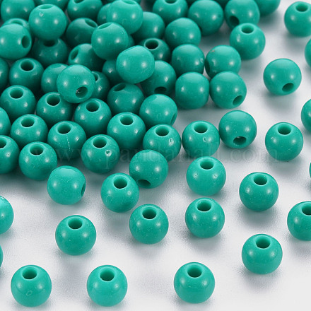 Perles acryliques opaques X-MACR-S370-C6mm-28-1