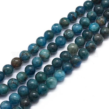 Chapelets de perles en apatite naturelle X-G-F591-01-1