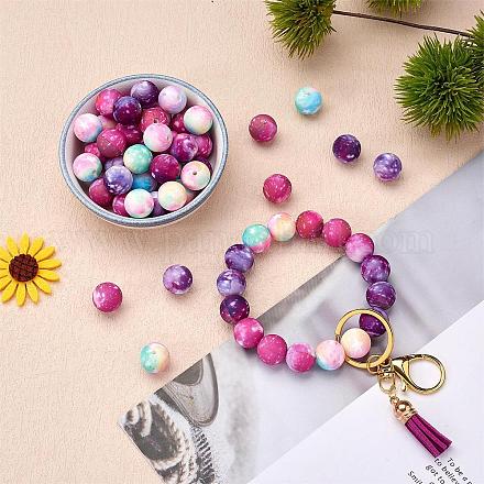 Набор для изготовления круглых силиконовых бусин wewaysmile 45 шт. 3 стиля 15 мм JX485A-1