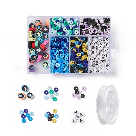 Kit de fabrication de bracelets thème de l'espace bricolage DIY-FS0002-89-1
