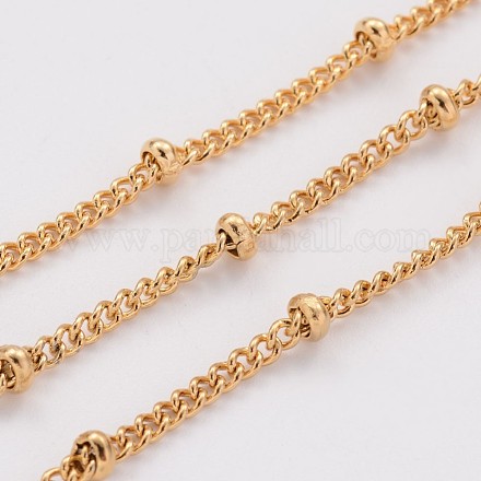 Ion Plating(IP) 304 Stainless Steel Twisted Chains CHS-K003-02G-0.6MM-1
