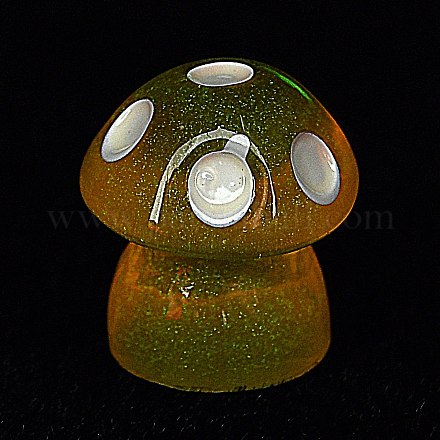 Грибные светящиеся украшения из смолы RESI-SZC0004-13G-1