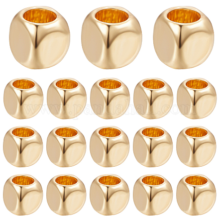 300 шт. Латунные бусины KK-BBC0011-90-1