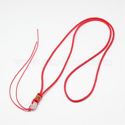 Nylon Thread Necklace Making NWIR-I008-05-1