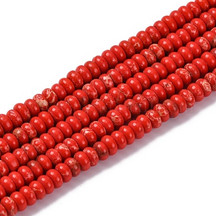 Синтетические окрашенные нити императорской яшмы G-K343-C39-03-1