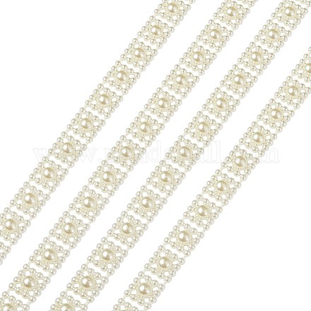 Abs de plástico imitación perla cinta de corte OCOR-TAC0003-01-1