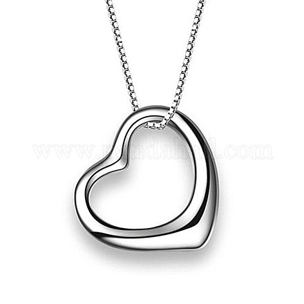 Heart Shape Brass Pendants KK-BB62284-C-1