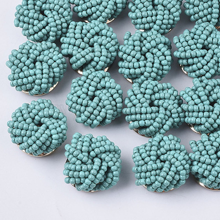 Cabochons en perles de verre X-FIND-S321-05A-1