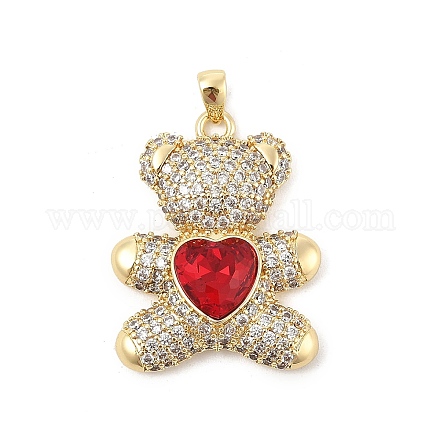 Латунные микро проложить кубического циркония подвески KK-P300-03G-01-1