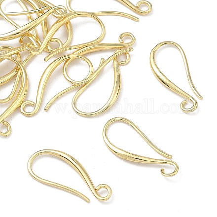 Ganci di orecchini in ottone&nbsp;KK-F936-01G-1
