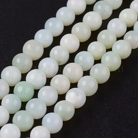 Chapelets de perles en opale vert naturel G-F568-160-6mm-1