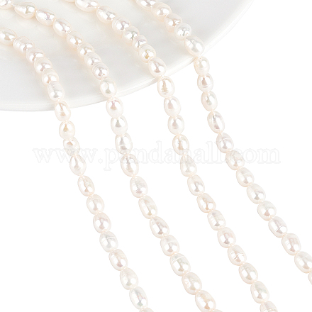 Nbeads 2 Strands Natural Cultured Freshwater Pearl Beads Strands PEAR-NB0001-12-1