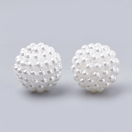 Perles acryliques de perles d'imitation OACR-T004-12mm-20-1