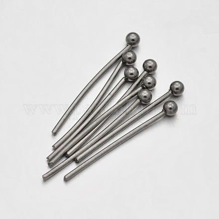 Brass Ball Head Pins KK-E647-18B-18mm-1