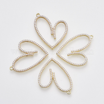 Colgantes de perlas de imitación de plástico abs X-PALLOY-N0149-012-1