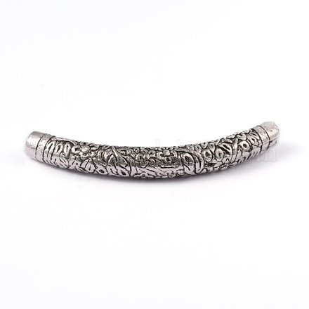 Stile tibetano perline tubo in lega TIBEB-YJ-20118-AS-1