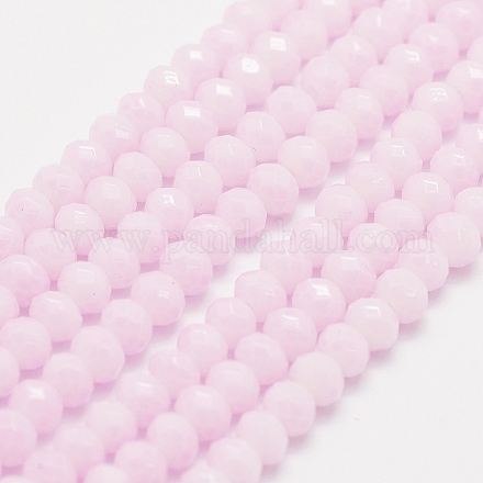Chapelets de perles en verre GLAA-P312-03-6x8mm-17-1