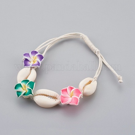 Cowrie Shell Anklets/Bracelets X-AJEW-AN00243-1