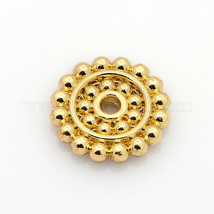 Alloy Daisy Spacer Beads PALLOY-M049-07G-1