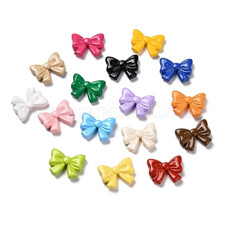 Непрозрачные акриловые бусины OACR-P030-03A-M-1