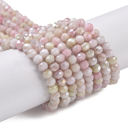 Brins de perles de verre plaquées à facettes GLAA-C023-02-C12-1