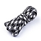 7 Strand Core Polyester Cords Rope, with Patterns, Colorful, 4mm, about 3m/bundle