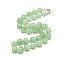 Natural Green Aventurine Beaded Necklaces, with Alloy Lobster Clasps, Round, 18.1 inch~18.5  inch(46~47cm), round: 11.5~12mm