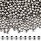 SUNNYCLUE 1 Box 2000Pcs Tiny Spacer Beads 3mm Stainless Steel Beads Bulk Mini Round Ball Bead Spacers Seamed Rondelle Crimp Bead Loose Spacer Beads for Jewelry Making Beading Kits DIY Craft Supplies