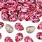 Preciosa® MAXIMA Crystal Fancy Stones, Czech Crystal, 435 16 301 Baroque Pear, Dura Foiling, 70010 Rose, 14x10mm