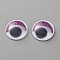 Resin Doll Craft Eye, for Toy DIY Accessories, Medium Violet Red, 15x4.5mm