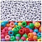 1000Pcs DIY Stretch Bracelets Making Kits for Children's Day, Including Acrylic European Beads & Letter Beads, Elastic Crystal Thread, Mixed Color