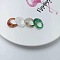 4Pcs Acrylic Finger Rings for Women, Mixed Color, Inner Diameter: 18mm
