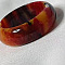 Acrylic Finger Rings, Ring, Chocolate, US Size 8(18.1mm)